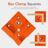 New Woodworking 90 Degrees Right Angle Clamps Spring Auxiliary Fixture Splicing Board Positioning Panel Fixed Clip Square Ruler