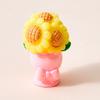 Yousheng Miniature Dollhouse Flower Bouquet Accessories Mini Artificial Resin Rose Tulip Sunflower Lily Flower Figurine for DIY Garden Bonsai Micro