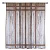 Farm Barn Wooden Door Tulle Curtains for Living Room Print Sheer Voile Curtain Bedroom Window Screening Drapes Blinds Home Decor