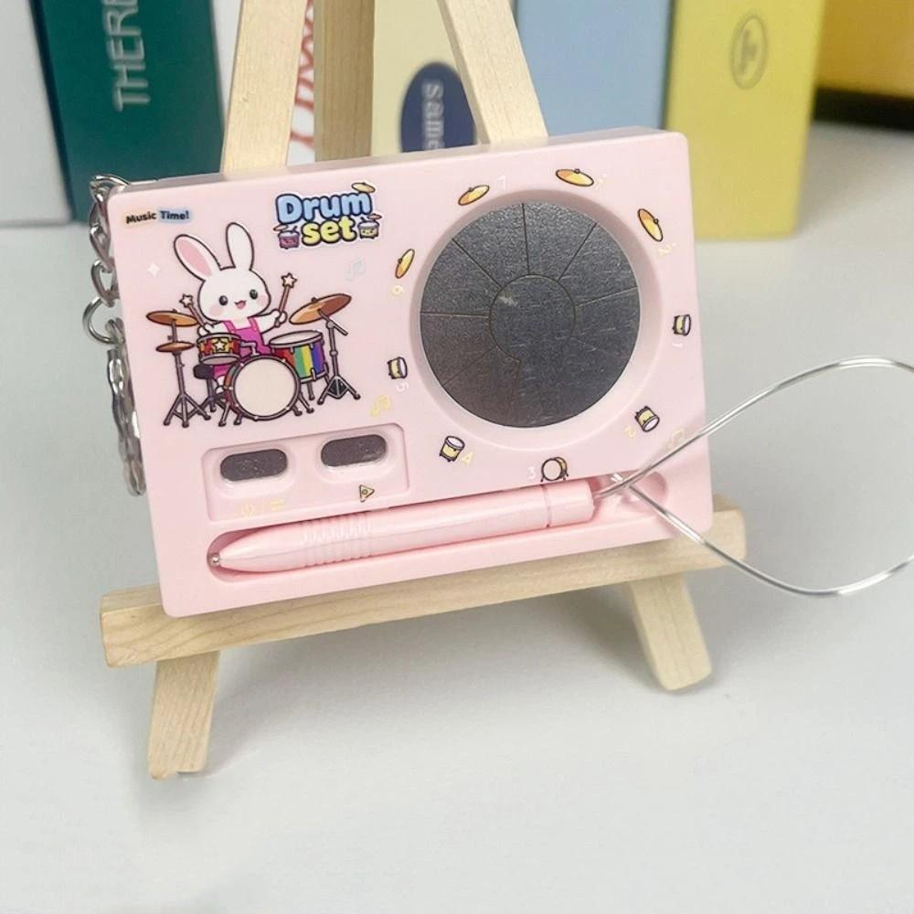 Lightweight Music Instrument Keychain Compact Portable Size Sound Fidget Pendant Holiday Gift