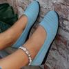 Casual Tennis Shoes For Women Women'S Solid Color Thin Soled Slip Low Cut Flat Shoes Fashionable Fabric Upper TêNis Feminino