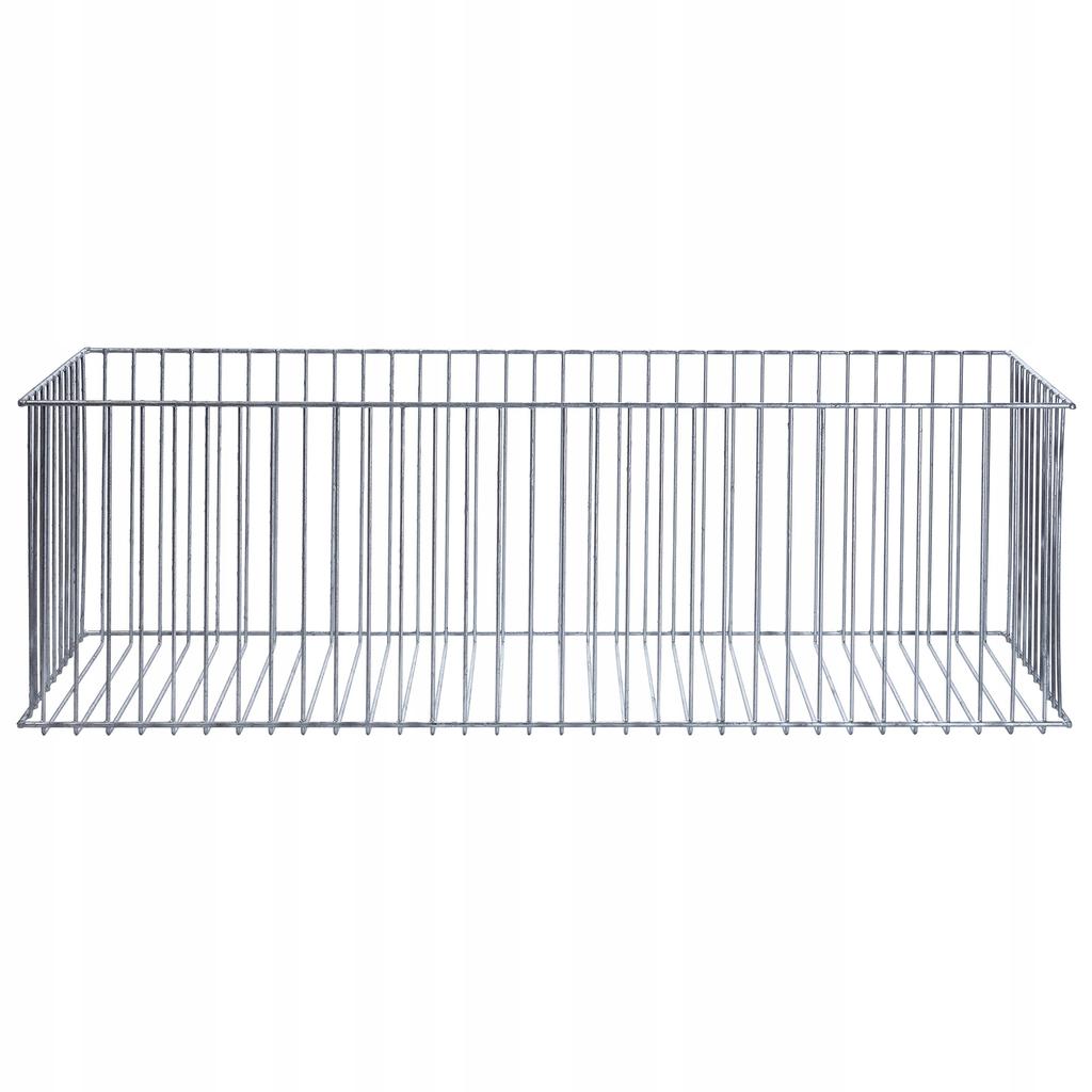 KADAX Gabionový květináč, gabionový kryt z oceli, pro květiny, kamenná zahrada, venkovní