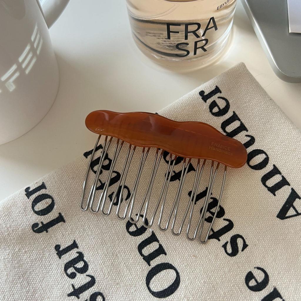 Small Size 7 Teeth Insert Comb Clip Women Hair Styling Hairpins Women Headwear Jewelry Bangs Broken Hair Comb Clip Girls Gifts