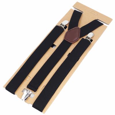 Fashion Suspenders New Man's Braces Strong 3 Clips Women'sSuspenders Trousers Suspensorio Elastic Strap Size 2.5*115cm