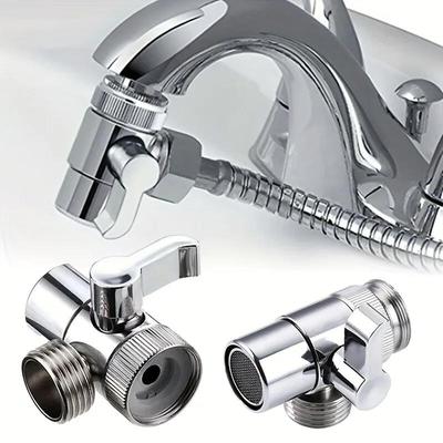 Hot Sale Faucet Switch Adapter Kitchen Sink Splitter Diverter Valve Water Tap Connector For Toilet Bidet Shower Bathroom