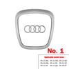 For Audi 8P 1PC Car Style Steering Wheel Center Logo Cover Sticker Decoration For AUDI A6L Q7 Q3 Q5 A7 2005-2024 A5 A3 A4L A8L 2005-2016 A8