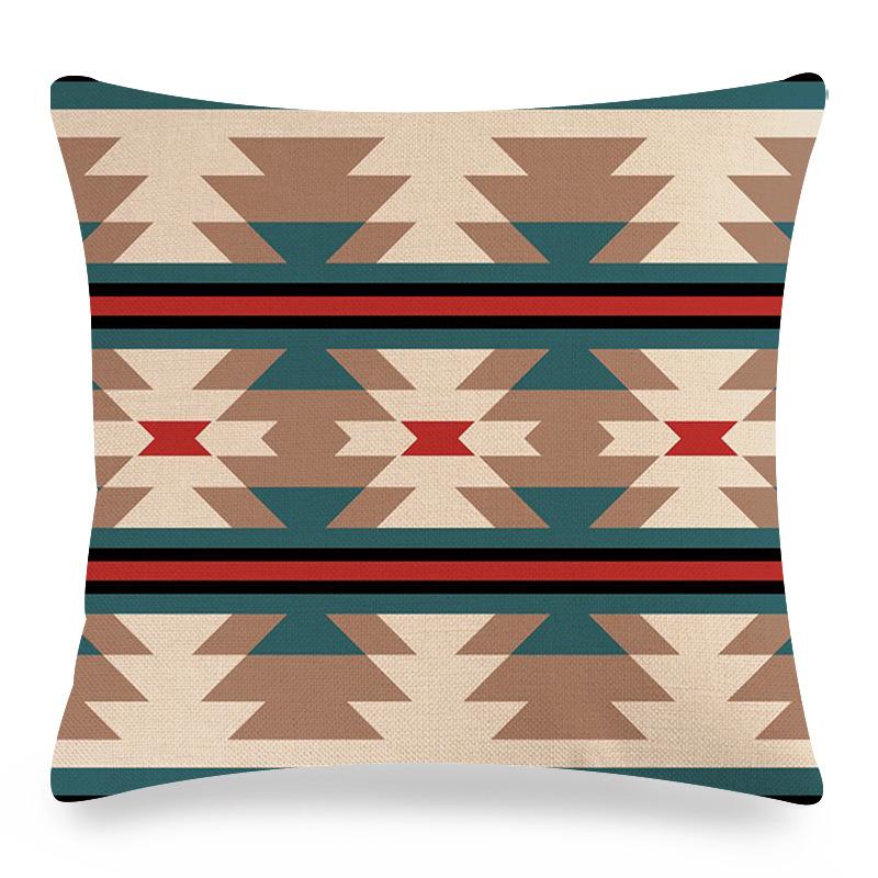 Smooth Geometric Abstraction Digital Printing Short Plush Pillow Covers For Car Sofa Office Cushion Cover Home Goods 60X60Cm