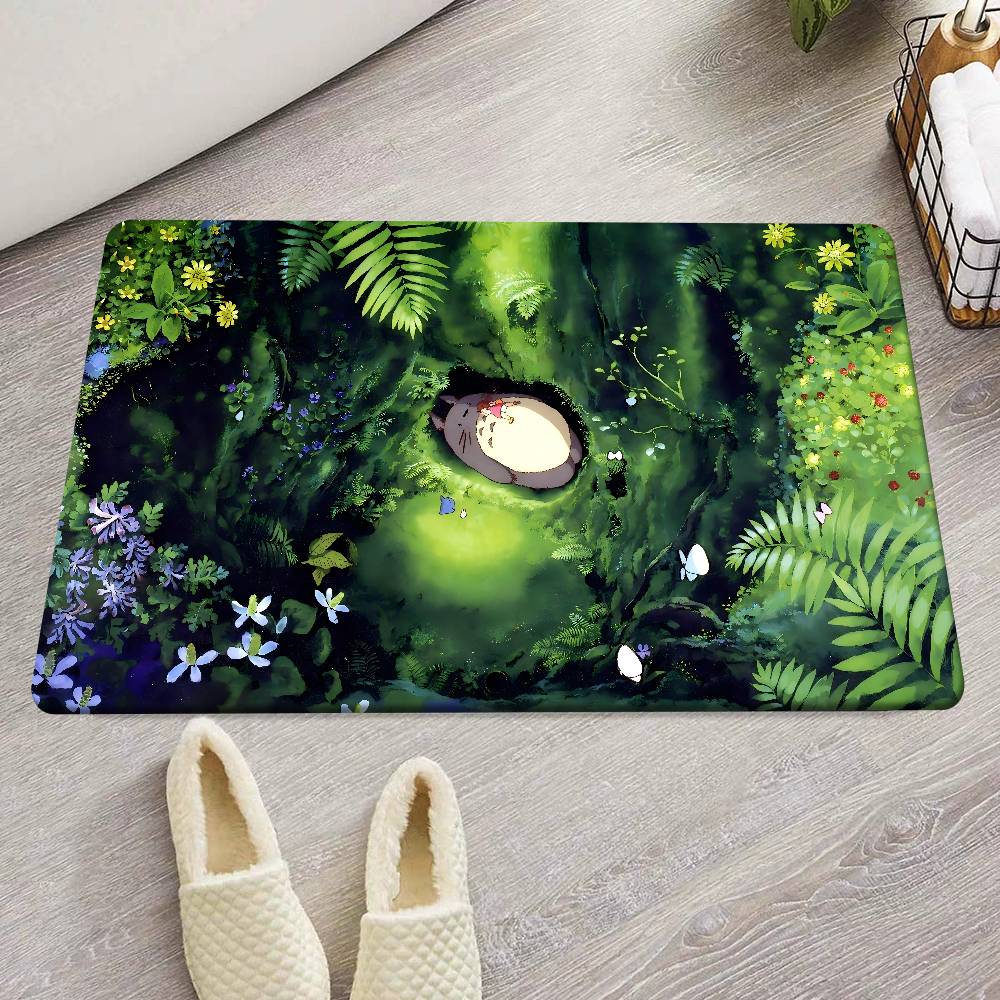 T-Tonari No T-Totoro Room Mats Cheaper Anti-slip Modern Living Room Balcony Printed Welcome Rug