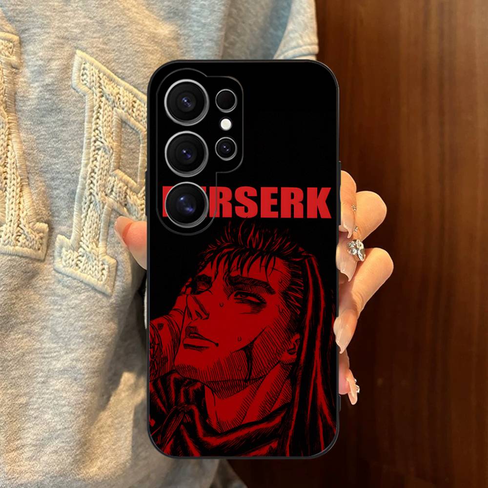 Comic Cool Berserk Phone Case For Samsung S 24 Fe 25 Ultra Plus 20 Lite 21 30 22 23 24 22 Ultra 5G Fundas