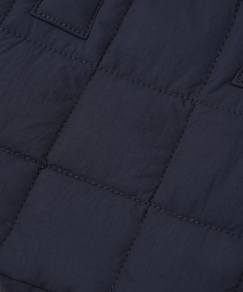 Covernat Woman Clover Heart Quilted Mini Tote Bag Navy