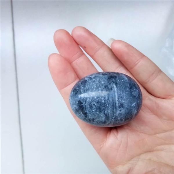 Natural Colorful Crystal Egg Handmade Fairy Style Carved for Christmas & Easter (natural,One Size)