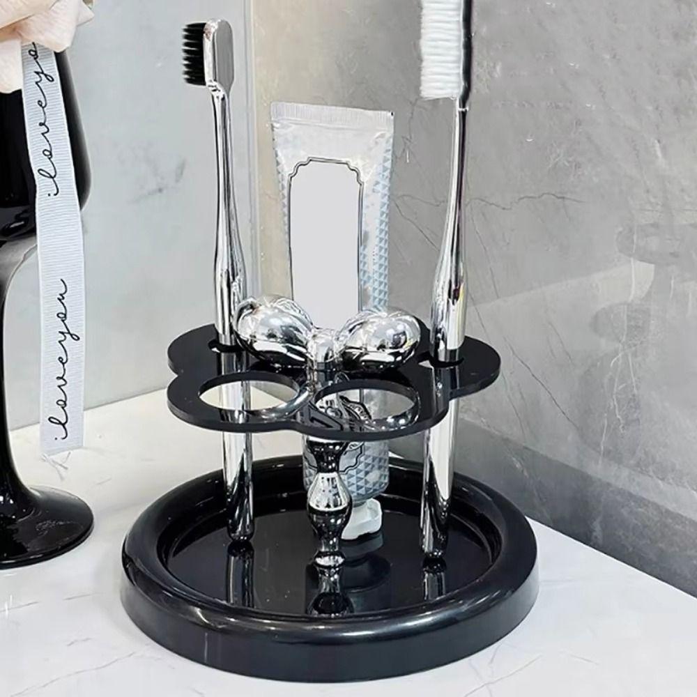Plastic Electric Toothbrush Holder Decorative Makeup Brush Storage Rack  Bedroom