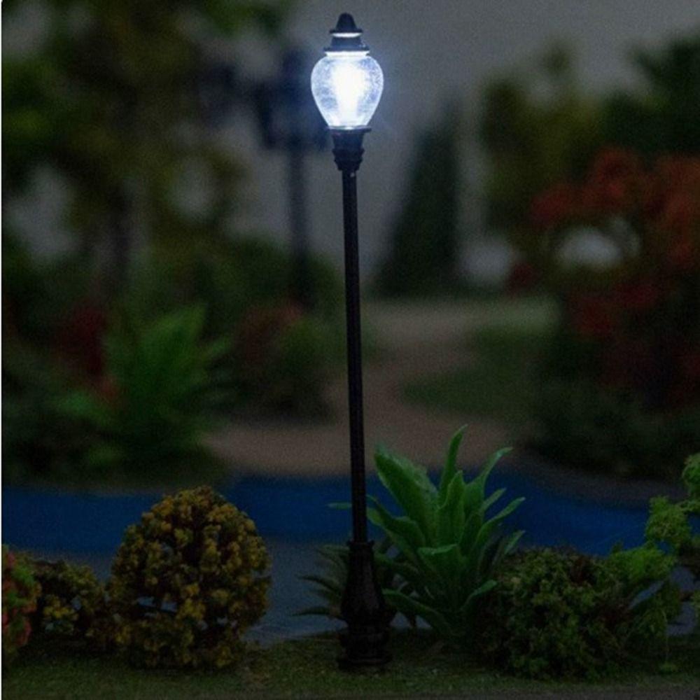 

6 styles White Light Model ABS Metal Material Garden Yard Led Light New Dollhouse Wall Lamp 6