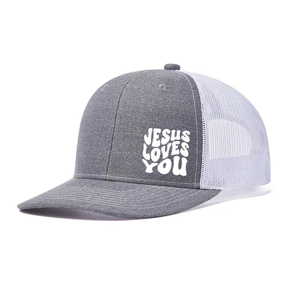 Love You Fashion Hip Hop Casual Men'S And Women'S Mesh Cap Adult Adjustable Cap Sun Hat Baseball Cap