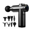 Fascia Gun With 8 Heads Touch Screen Muscle Relaxor Fitness Grade Neck Membrane Grabbing Device Electric Massage Machine Vibrati
