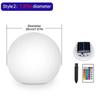 Solar Ball Lights Outdoor Waterproof,16 RGB Color Remote Changing ,Garden Landscape Lighting W/ Stakes for Yard Patio Pathway