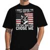 I Didnt Choose The Cat Dad Life Europeanstyle Roundneck Top Fashion for Both Men and Women Short Sleeve Shirt