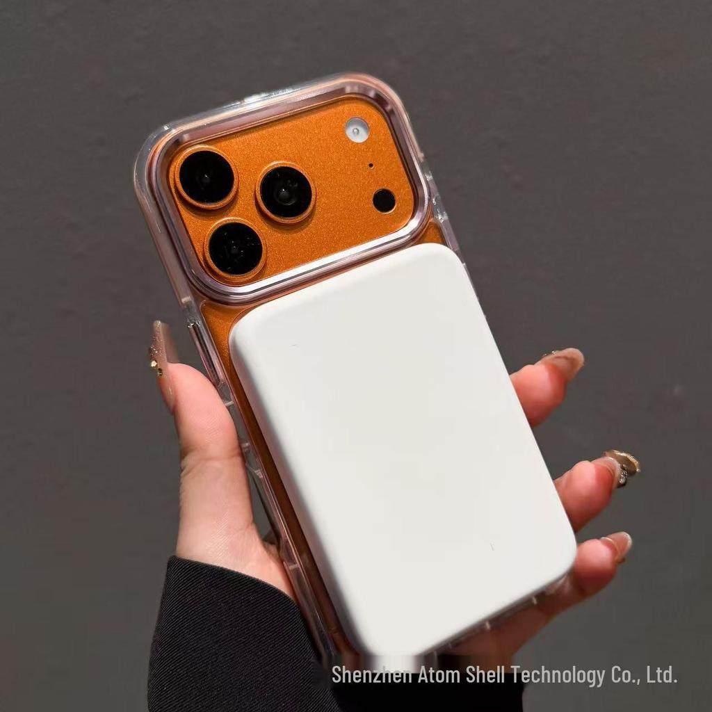 Coque Magnétique Couleur Glace Tendance pour iPhone 17 Pro Max - Haute Transparence, Protection Créative Anti-Chute