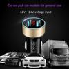 QC 3.0 Car Charger Multi-function Dual USB LED Display Voltmeter Monitors Car Cigarette Lighter Charger Adapter Car Supplies