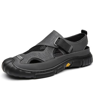 FashionSummer Men's Mesh Casual Beach Shoes New Designer Fashion Casual Soft Sole Male Sandals Breathable Soft Leather Shoes for Men