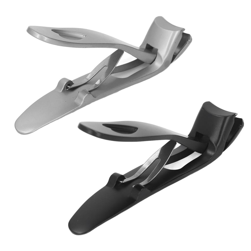 Nail Clippers for Seniors Thick Toenails Large Angled Head Ergonomic Wide Opening Heavy Duty Cutter