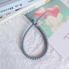 DIY Jewelry Key Chain Self-Locking Lanyard Strap Candy-Colored Little Flower Silicone Rope 25cm Dress Tags Rope