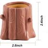 Squirrel Stress Relief Toy Stump Animal Squirrel Cup for Anxiety Relief, ADHD Squeeze Out The Surprises and Heal The Emotions