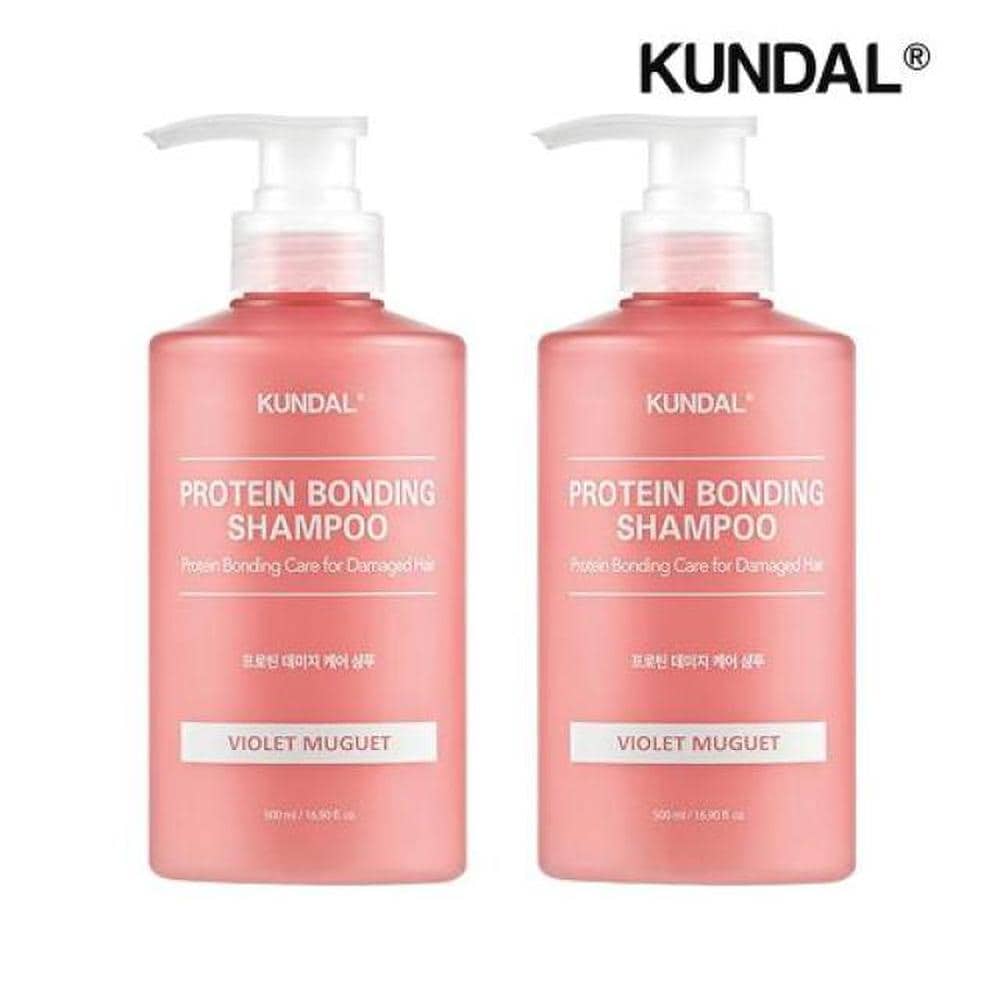 

KUNDAL Protein Damage Care Shampoo Violet Muge 500ml x2