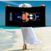 Custom Name Ultra-Soft Beach Towel with Sheriff Labrador Theme,Ideal for Pool - Camping, Diving - Perfect Travel Essential, Vibrant Beach Towel.