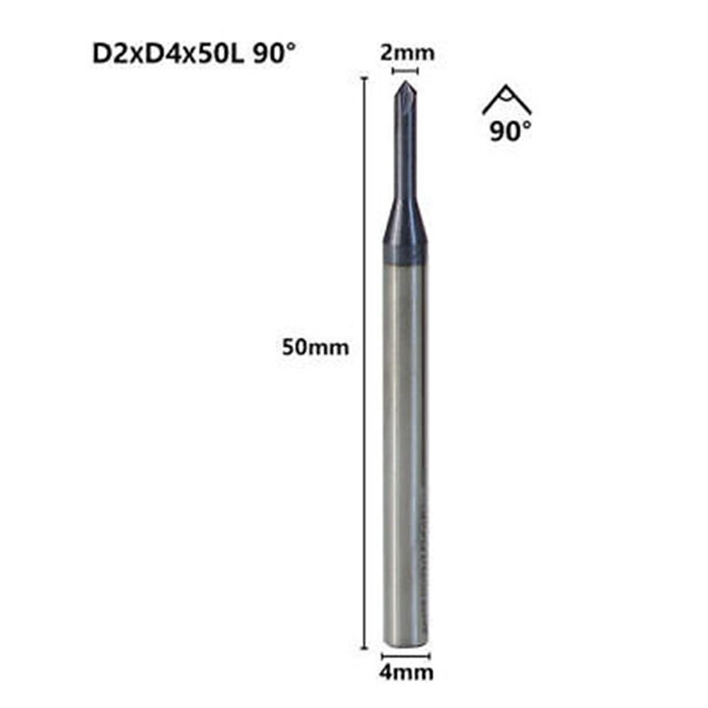 End Mill 90 Degree Carbide Router Chamfer Engineering Tool