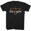 The Crow Flaming Crow Black Adult T-Shirt Unisex T-Shirt