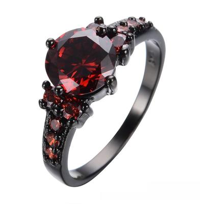 Shechun European & American Luxury Zircon Fashion Ring for Women, US Size