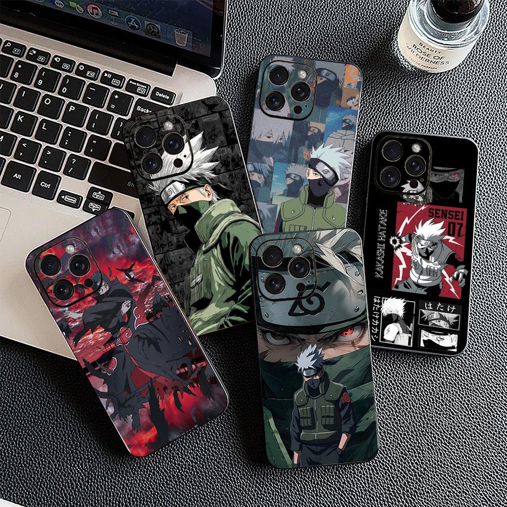 Cover Morbida per Samsung Galaxy S24 S25 S23 FE Ultra Plus S7 Edge S25+ S23+ A56 5G Custodia Cover per Telefono Kakashi Narutos Itachi Uchiha