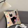 Niedliches Cartoon Katze Kissen Geschenk Heim Büro Dekoration Schlafzimmer Sofa Auto Kissenbezug Hülle 45x45