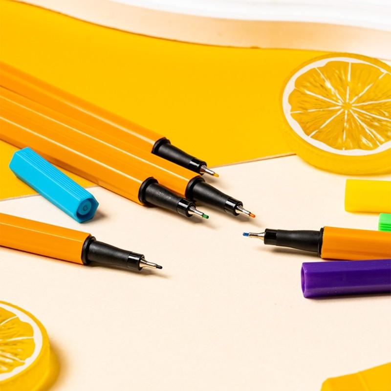 Water Based Ink Pen Precisions 0.4mm Tip Artist Markers For Detailed Drawing Writing Coloring Projects