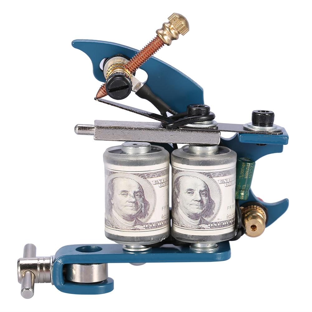 Diyelecs Unisex 3 Colors Professional Tattoo Machine Reel Film Coils Gun Frame For Shader Supply Equipment