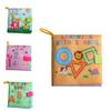 Baby 3D Stoffbuch Früherziehungsspielzeug mit Knisterpapier Geometrisches Design zur kognitiven Entwicklung