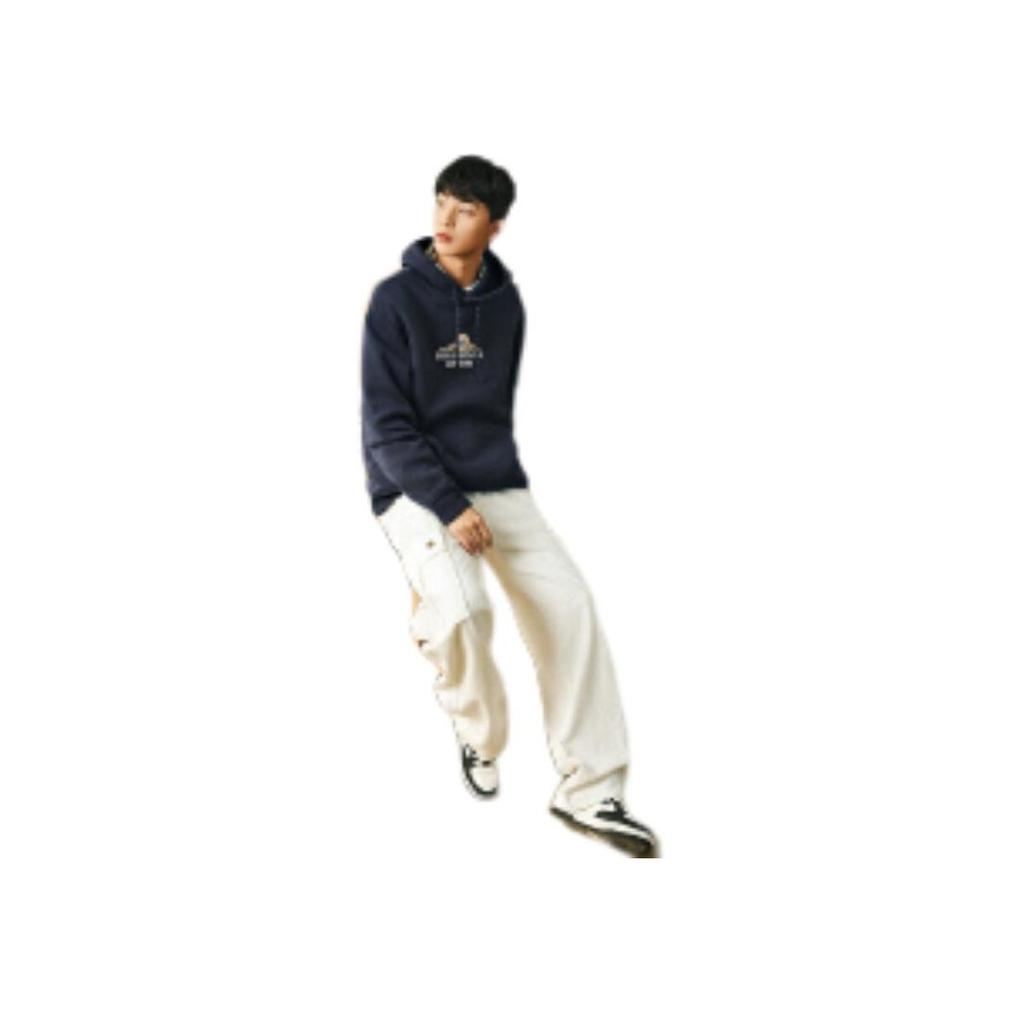 Anta Lifestyle Series Loose Fit Hooded Sweatshirt Men Sweatshirts Su-Ma-Blue 152518706S-3