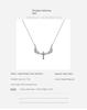 S925 Sterling Silver Angel Wings Necklace Women's Niche Design Wings Cross Pendant Light Luxury Premium Clavicle Chain