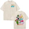 Rapper Bad Bunny Graphic Vintage Washed T Shirts Debi Tirar Mas Fotos DTMF T-shirts Men's Women Clothing Fashion Hip Hop T-shirt