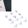 50pcs Paper Clips Strong Clamping Power Electroplating Process Colorfast Paperclips for Scrapbooking