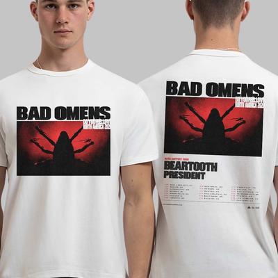 Bad Omens Do You Feel Love Tour Nord America 2026 Date delle Città T-shirt Bifacciale