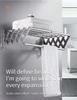 304 Stainless Steel Retractable Double/Single Bar Bathroom Towel Rack with Folding Storage