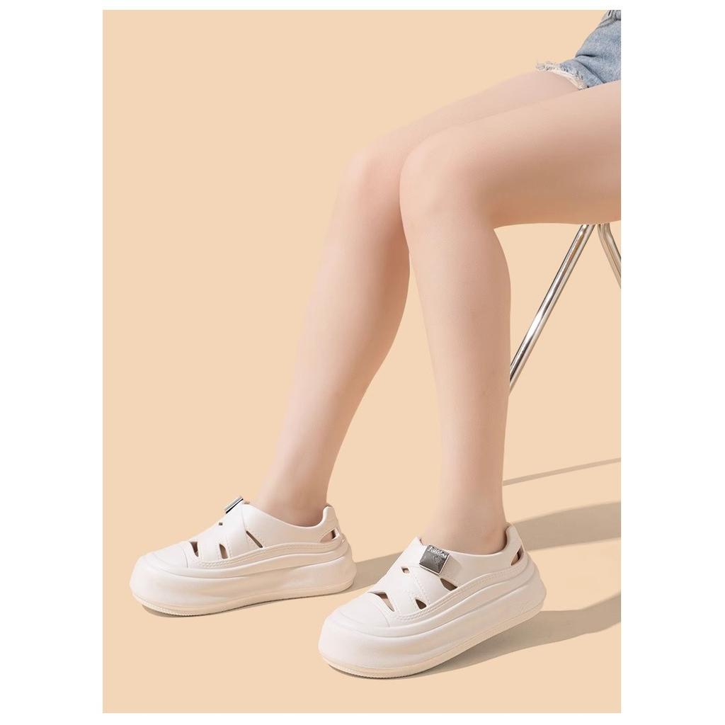 Fashion All-Match Shoes Tennis Female Casual Sneaker Breathable Summer New Scandals Slipper Slides Breathable Shoes All-Match Casual Fem