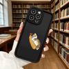 Cat Hugging Tempura Shrimp Soft TPU Shockproof Case For Xiaomi Redmi Note 15 14 13 12 11 Pro Anti-Fall Protective Back Cover