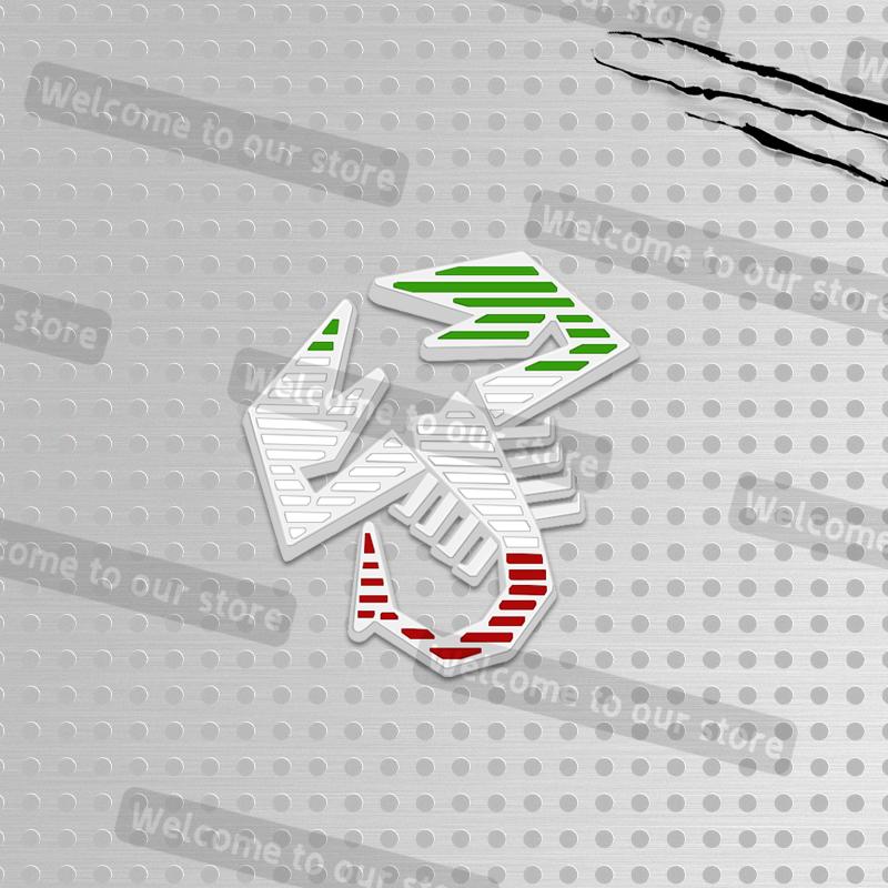 

3D Metal Car Styling Scorpion Grille Emblem Decals Rear Trunk Body Badge For Abarth 500 1100 124 Spider 595 Bravo Tipo Panda 695 Sticker