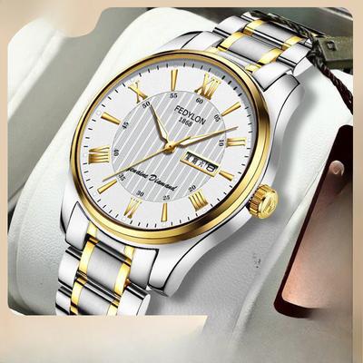 New Arrival Men'S Watch Sports Quartz Watch Waterproof And Fashionable Luminous Steel Belt Men'S Watch Non Mechanical WatchWedding Jewelry