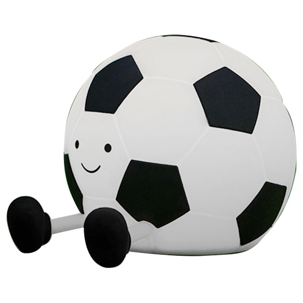 

Silicone Pat Night Light Animal Bedside Lamp 2 Level Dimmable Atmosphere Light Eye Caring Cartoon Sleeping Light for Desk Decor Football