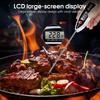 1PCS Kitchen Food Thermometer: Fast Temperature Measurement, High Accuracy, Foldable Design (Battery Included)