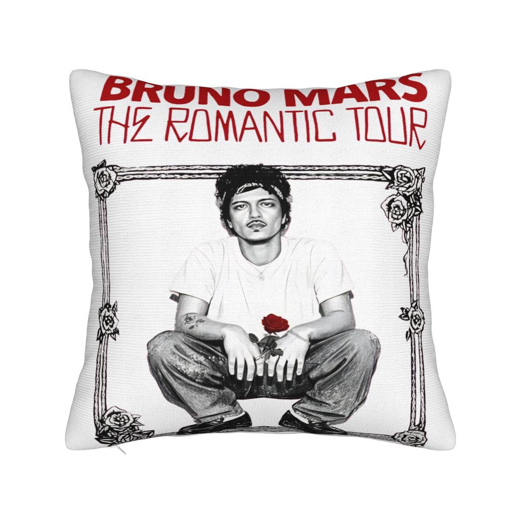 Bruno Mars The Romantic Tour Federe Merchandising Federa Stampata Decorazioni Federa Cuscino da Lancio Casa Multitaglia